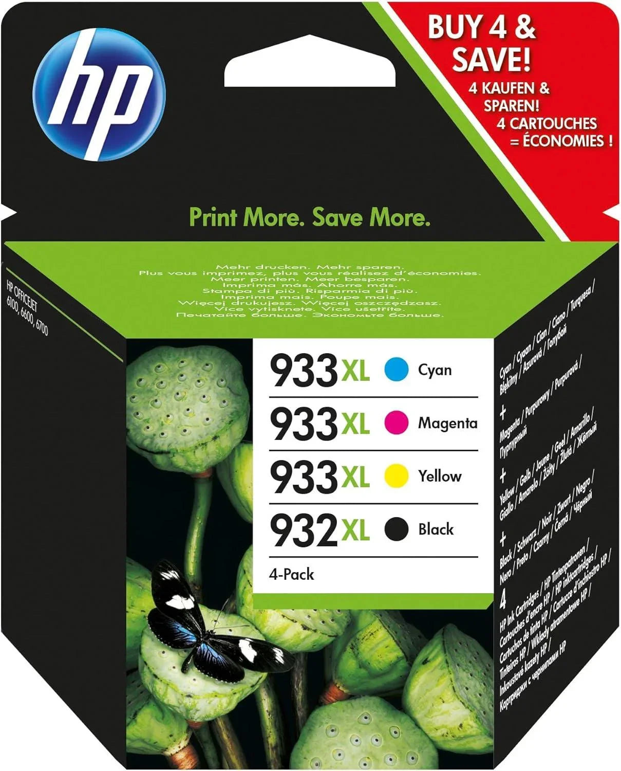 HP 932XL Black/933XL Cyan/Magenta - eBuy UAE